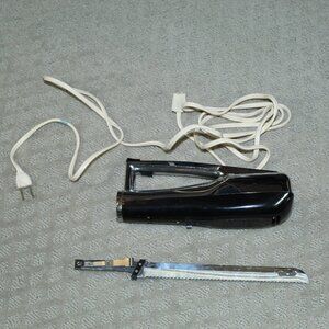 MCM Dormeyer Silver Chef Vintage Silver and Black Electric Carving Knife